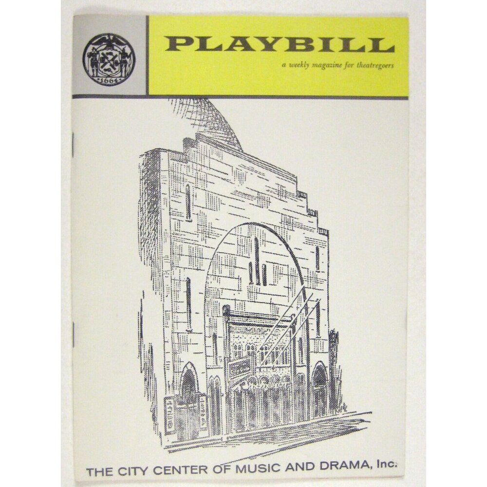 New York City Ballet Playbill April 1961 Swan Lake Violette Verdy Tschaikovsky